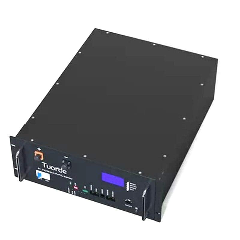 48V 200Ah باتری 48V 200Ah 电信基站机架式电池 تصویر باتری لیتیومی Tuorde