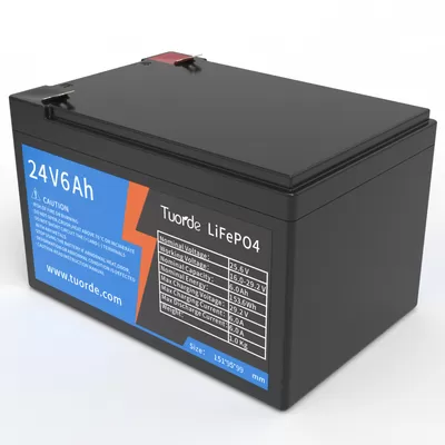 24V 6Ah Lithium Ion Deep Cycle Battery Rechargeable AGV Lithium Battery
