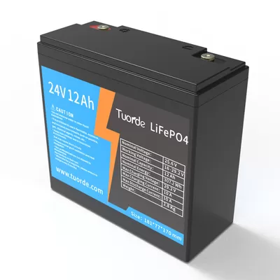 Lightweight Lithium Ion Deep Cycle Battery Lead Acid Replacement 24V 12Ah